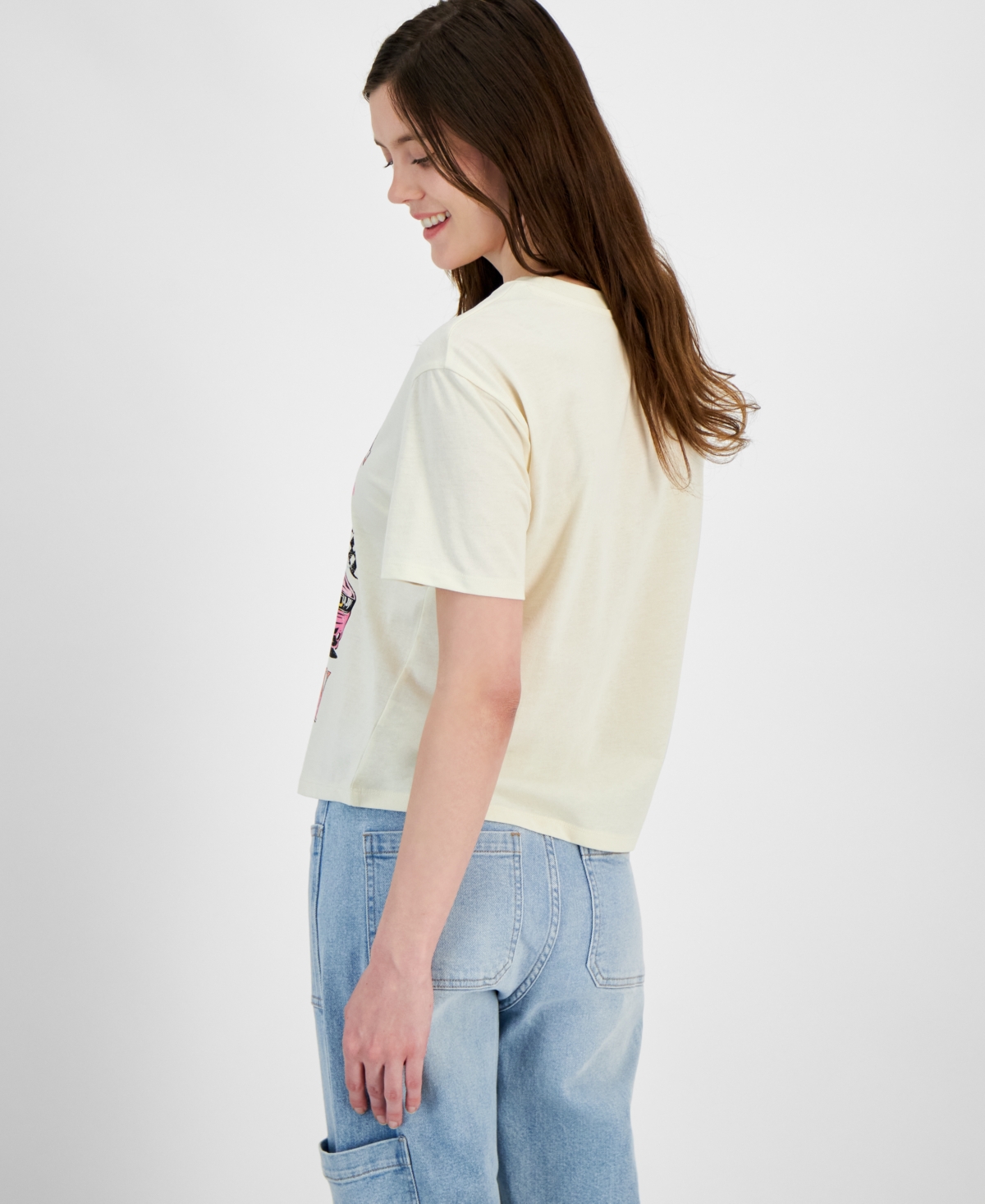 Rebellious One Juniors' Race Car Graphic-Print Tee