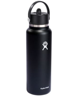 40-Oz Wide-Mouth Flex Straw Stainless Steel Bottle