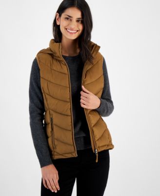 Women's Packable Hooded Puffer Vest