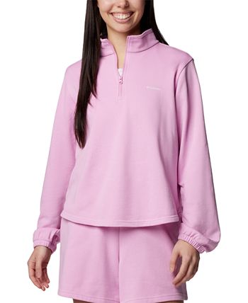 Columbia Pantaloncini Trek French Terry Per Donna - Verde, Taglia XS, Stretch, Vita Regolabile, Protezione UV