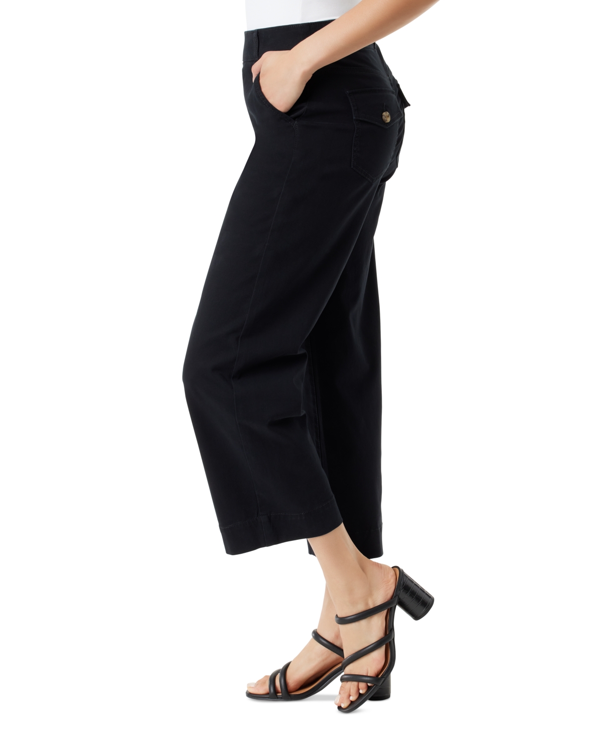 Gloria Vanderbilt Women's Shape-effect Wide-leg Cropped Pants