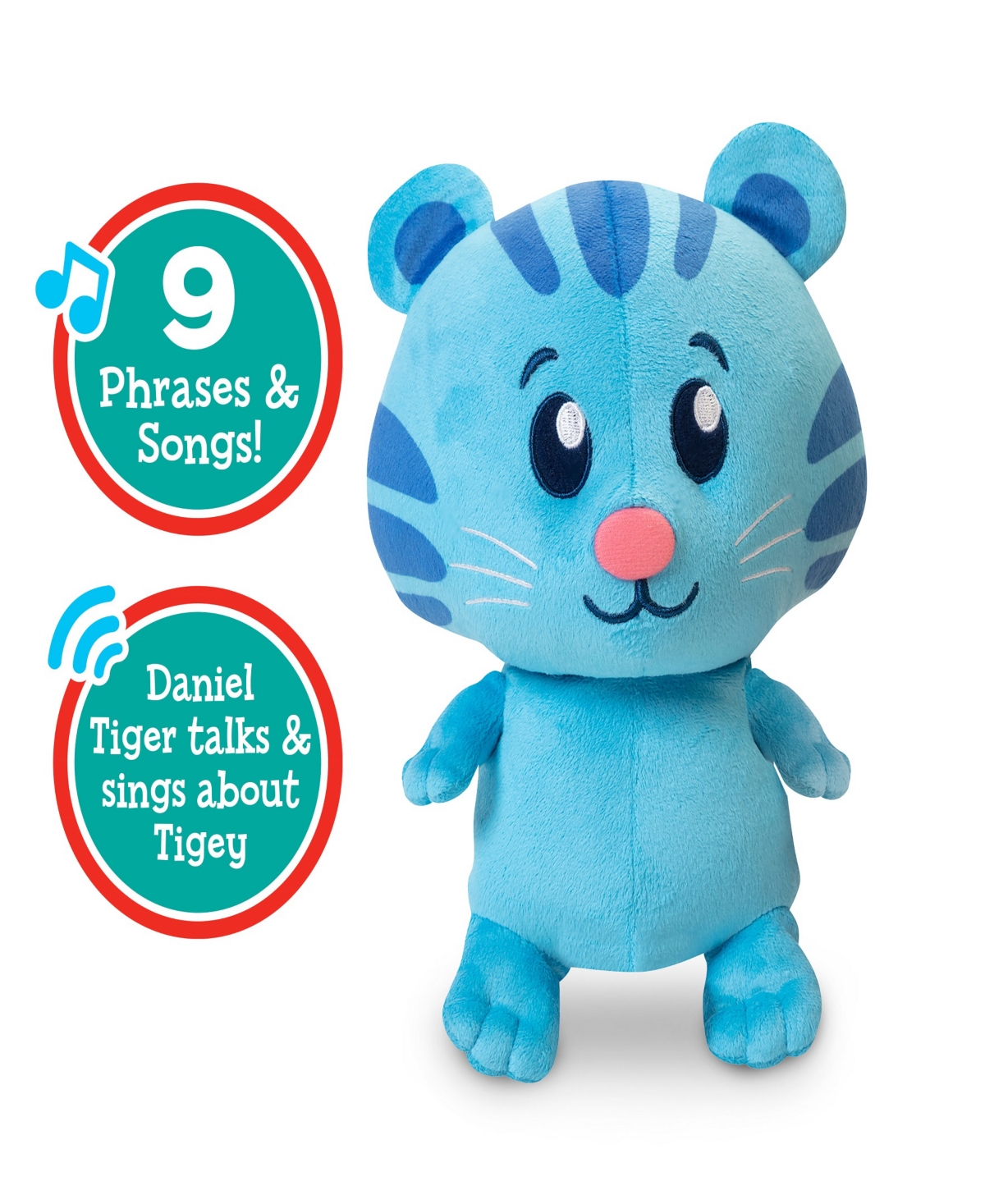 Daniel Tiger's Neighborhood Tigey 10.5-inch Plush With Sound In Multicolor