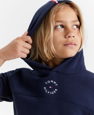 Big Boys Elevated Logo Embroidered Fleece Hoodie & Tapered-Fit Fleece Joggers