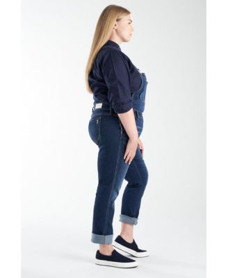 Plus Size Denim Overall