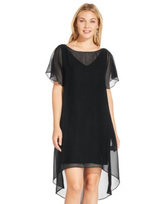 【海外限定】AdriannaPapell ドレス☆Chiffon Overlay Draped Dr Amazon.com: Adrianna Papell Women's Chiffon Overlay Short