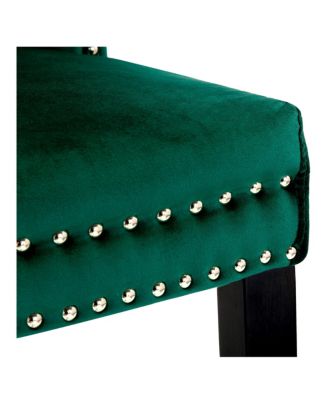 Velvet Upholstered Tufted Dining Chairs Set of 2