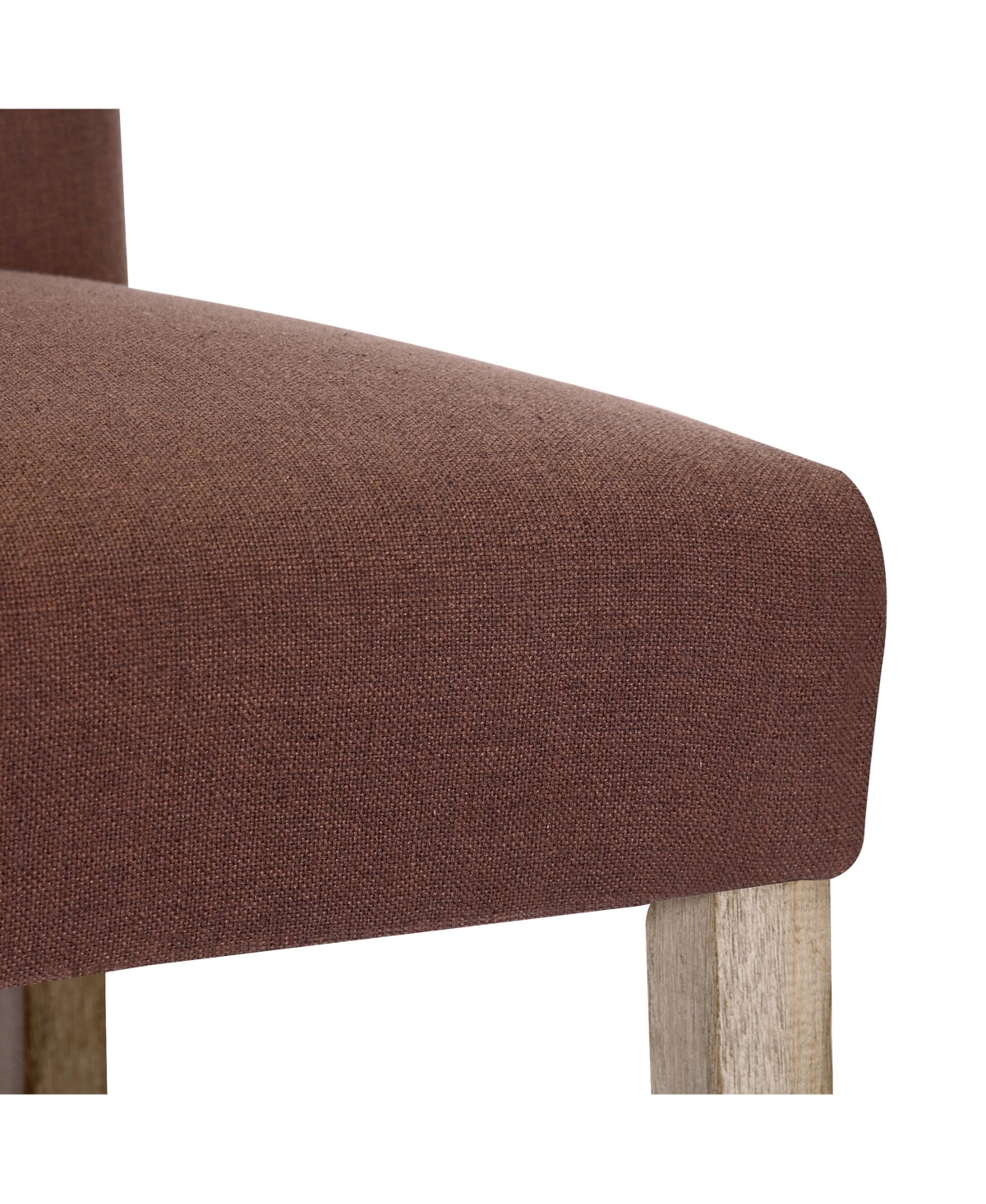 WestinTrends Linen Fabric Tufted Counter Stool (Set of 2)