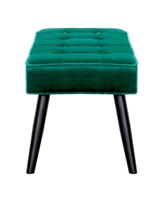 Velvet Tufted Bedroom Bench for Living Room & Entryway