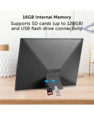 10.1" WiFi Digital Photo Frame with Photos/Videos sharing – Elegant Metal Frame