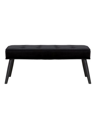 Velvet Tufted Bedroom Bench for Living Room & Entryway