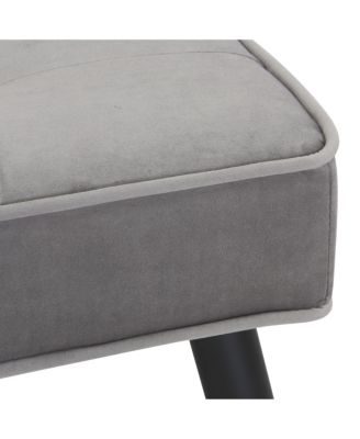 Velvet Tufted Bedroom Bench for Living Room & Entryway