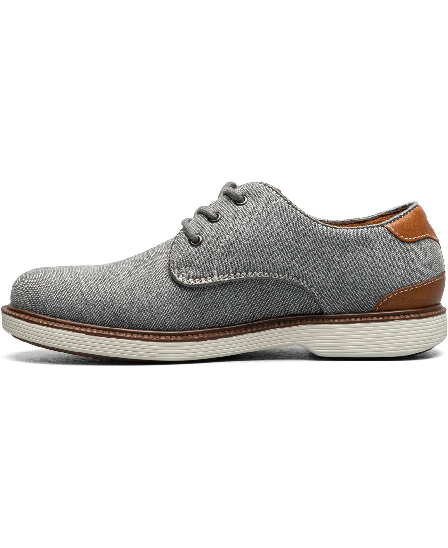 Детские оксфорды Florsheim Highland Jr. из парусины для мальчиков, цвет: Серый — фото 5