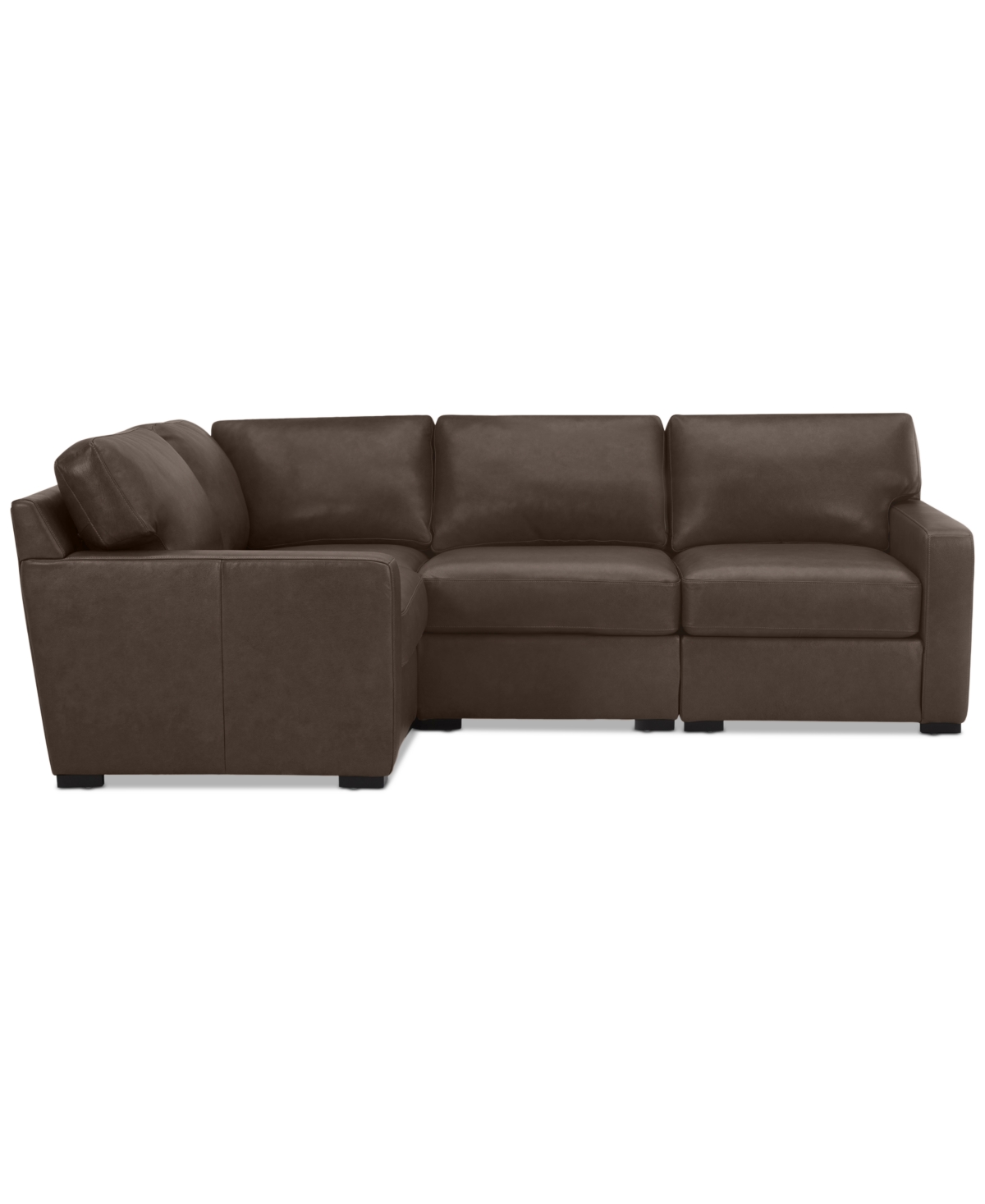 Radley 4-Pc. Leather Corner Sectional, Created for Macy's