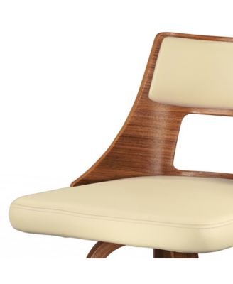 Dallyn Swivel Bar Stool (Set of 2) in Cream Pu Leather