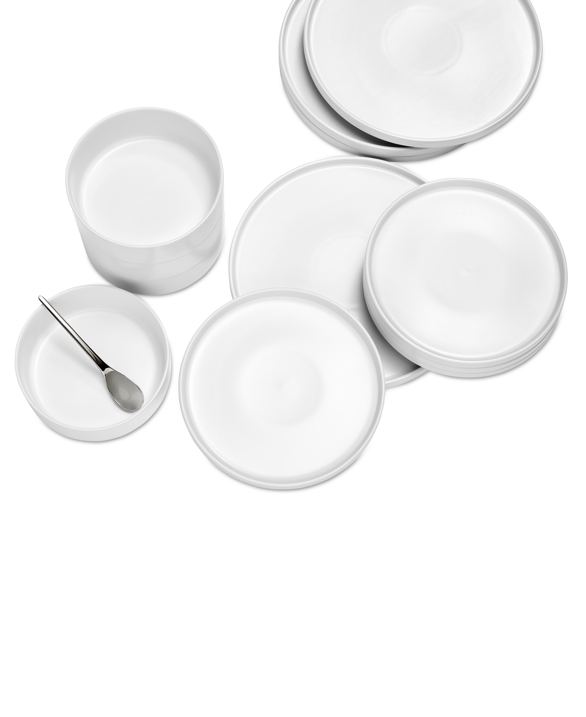 The Cellar Aaden Matte Stackable 12-pc. Dinnerware Set Service For 4, Exclusively At Macy's In No Color