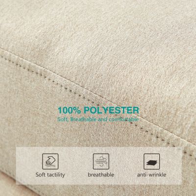 Living Room Sofa Single Seat Chair With Wood Leg Fabric