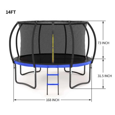 Streamdale Big Trampoline with Safety Enclosure & Accessories