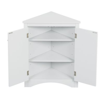  17 x 17 x 31 inches Adjustable Shelf Bathroom Storage Cabinet