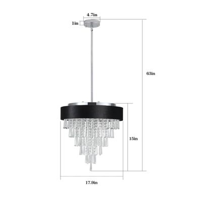 Crystal Chandelier Round Luxury Lamp