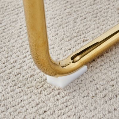 Streamdale 6 Modern Dining Chairs with Gold Metal Legs