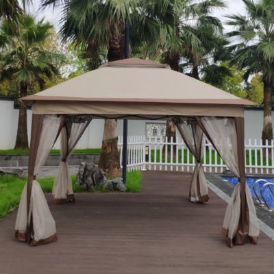 Streamdale Pop-Up Gazebo with Netting, 11x11FT, 2-Tier