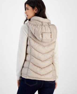 Women's Packable Hooded Puffer Vest