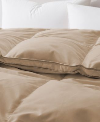 Medium Warmth Goose Feather Down Fiber Comforter, King