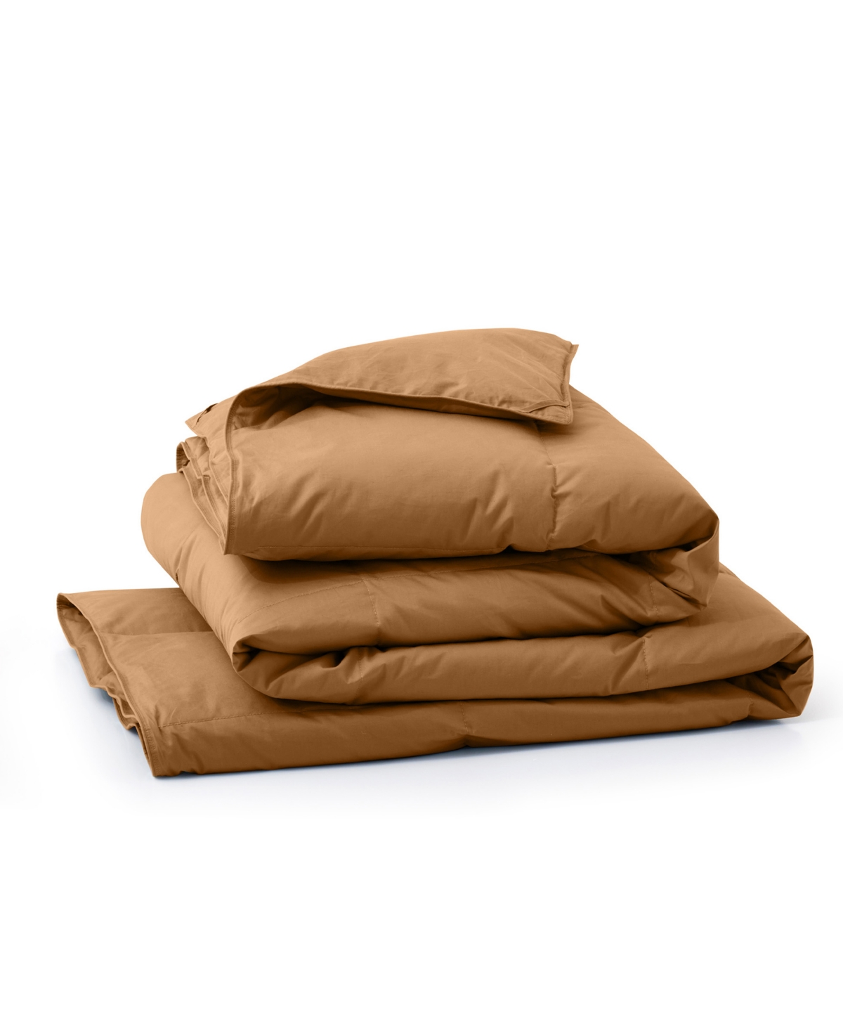 UNIKOME COTTON GOOSE DOWN FEATHER FIBER COMFORTER, KING 