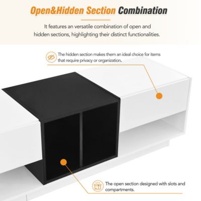 Stylish TV Stand with Perfect Storage for 80" TVs