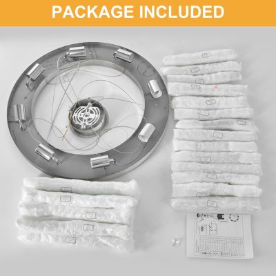 Modern Crystal Chandelier For Living-Room Round Cristal Lamp Luxury Home Decor Light Fixture