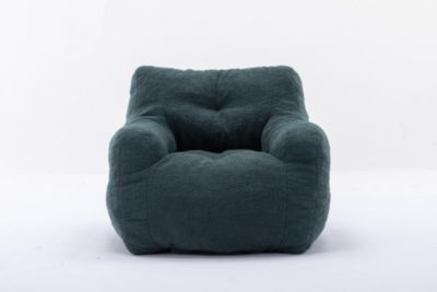 Soft Tufted Foam Bean Bag Chair With Teddy