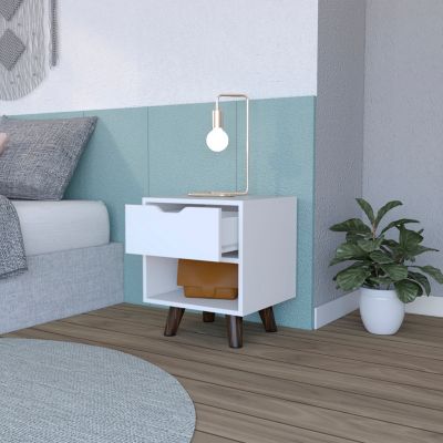 Streamdale Nightstand Carleen, Bedroom, White