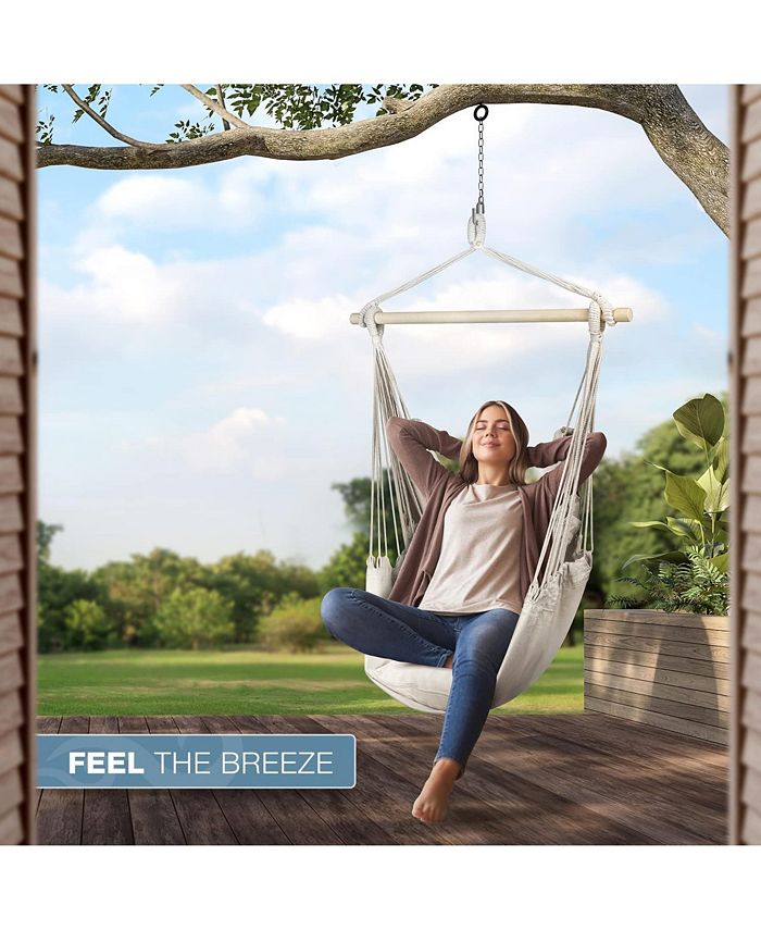 Sorbus hanging rope chair Clearance