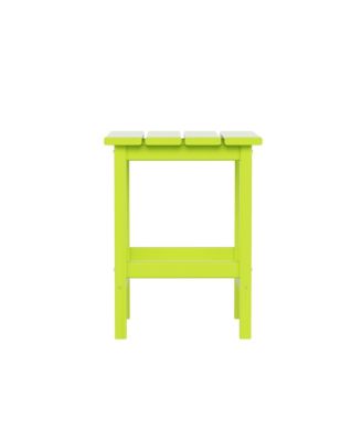 All-Weather Outdoor Patio Poly Adirondack Side Table