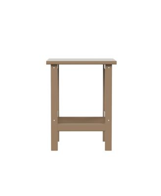 All-Weather Outdoor Patio Poly Adirondack Side Table
