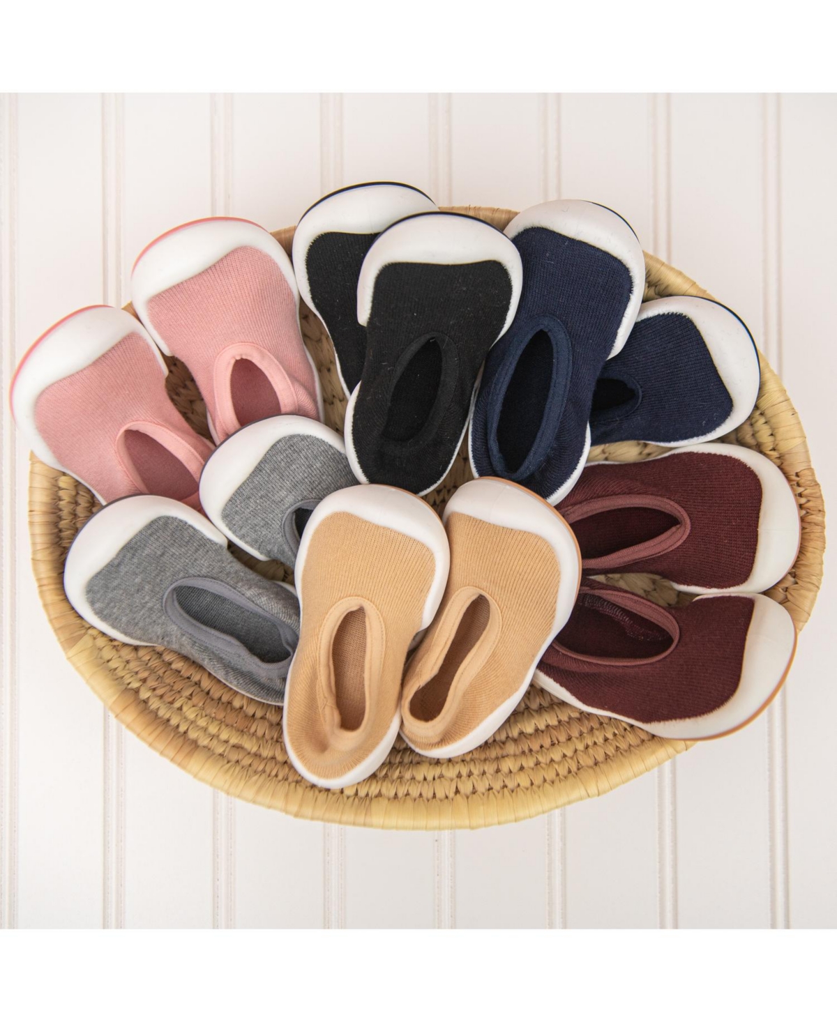 Infant Girl Breathable Washable Non-Slip Sock Shoes Flat - Pastel- Pink