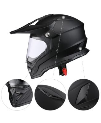 H-VEN35 Dual Sport Motorcycle Helmet DOT Approved Dirt Bike Off Road ATV S