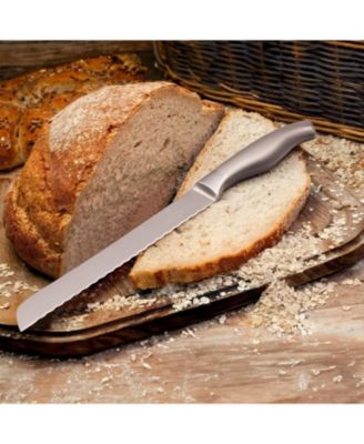 Serrated Bread Knife - Stainless Steel Bread Knife for Homemade Bread, Cake, Bagel