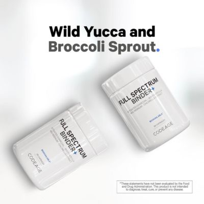 Binder + Systemic Binder Supplement - Activated Charcoal Pills, Bentonite Clay Mineral Powder, Fulvic & Humic Acids, Molybdenum, 90 Capsules