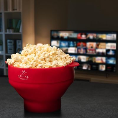 Microwave Popcorn Popper - BPA Free Silicone Popcorn Popper Microwave Popcorn Bowl