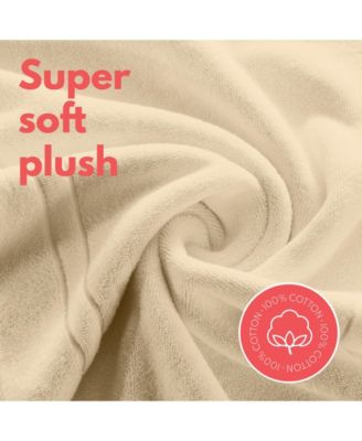 Soft & Absorbent Luxury Cotton Bath Mat  44" x 26 " - 2 Pack