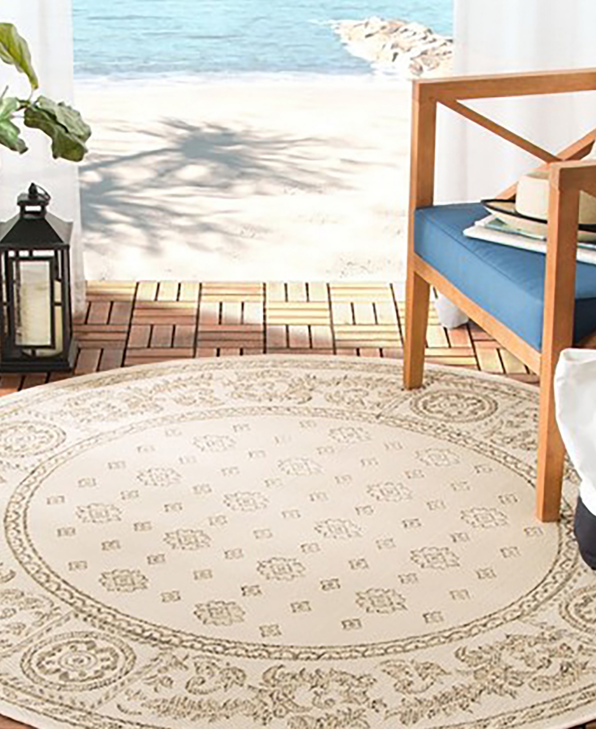 Safavieh Courtyard CY1356and Brown 5'3