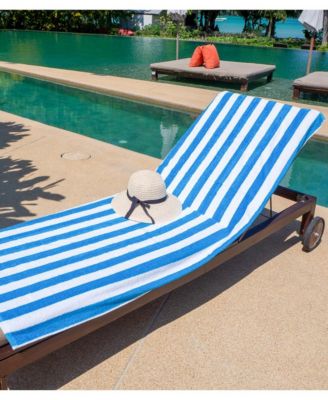 California Cabana Beach Towel (4 Pack, 30x70 in.), Striped, Soft Ringspun Cotton, Oversized Cabana Pool Towel