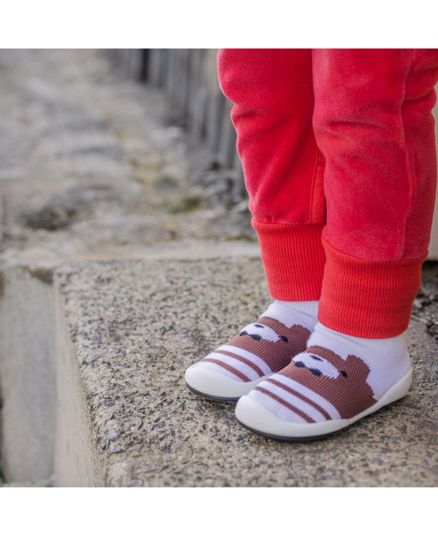 Infant Boys Breathable Washable Non-Slip Sock Shoes Big Bear