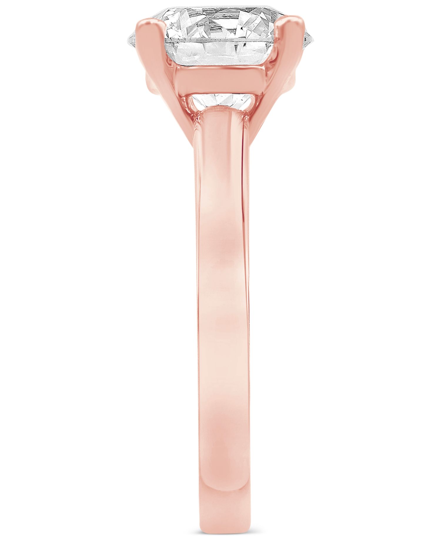 Certified Lab Grown Diamond Solitaire Engagement Ring (4 ct. t.w.) in 14k Gold