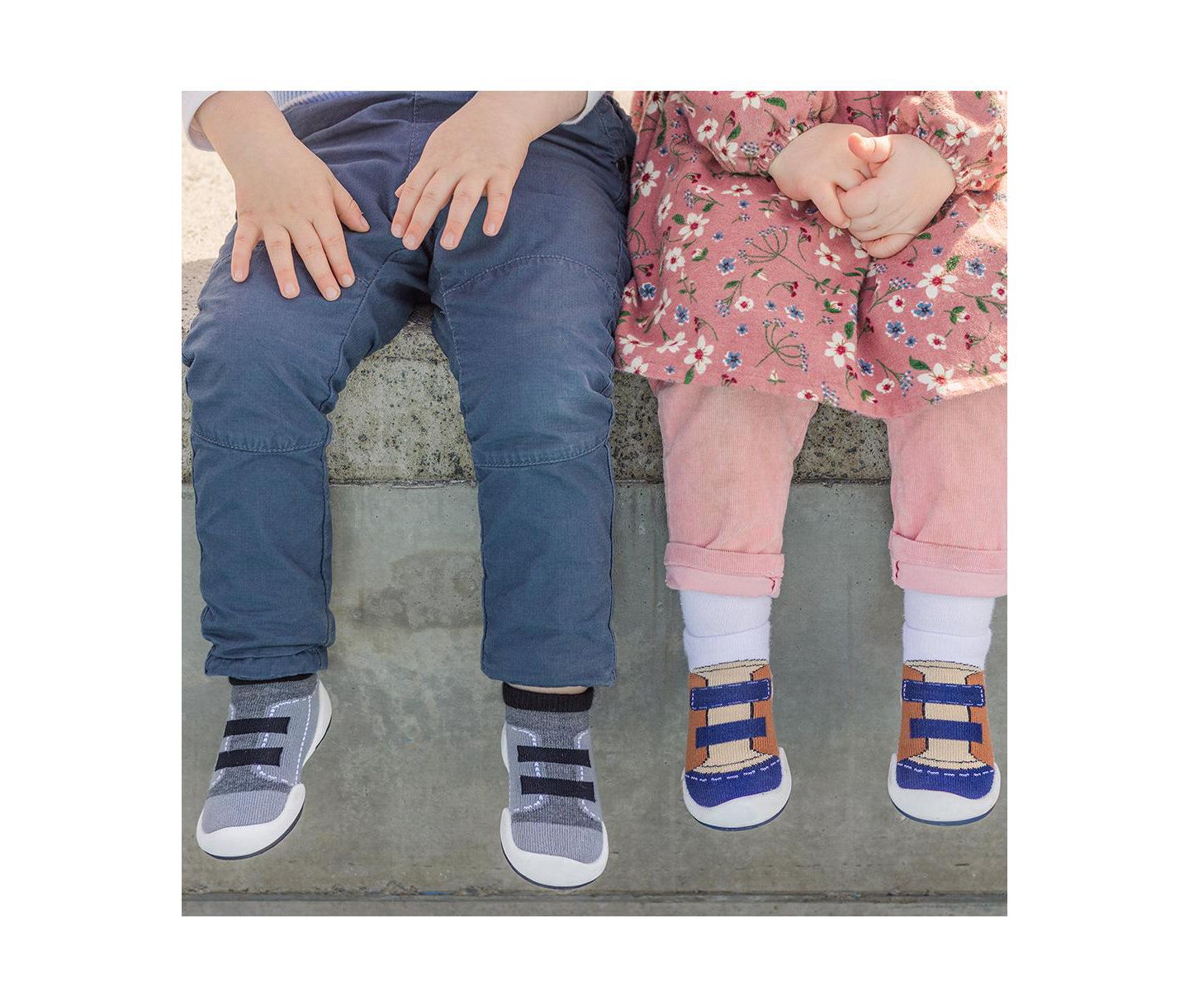 Обувь Komuello Breathable Washable Non-Slip Sock Shoes Walker для мальчиков-малышей — фото 5