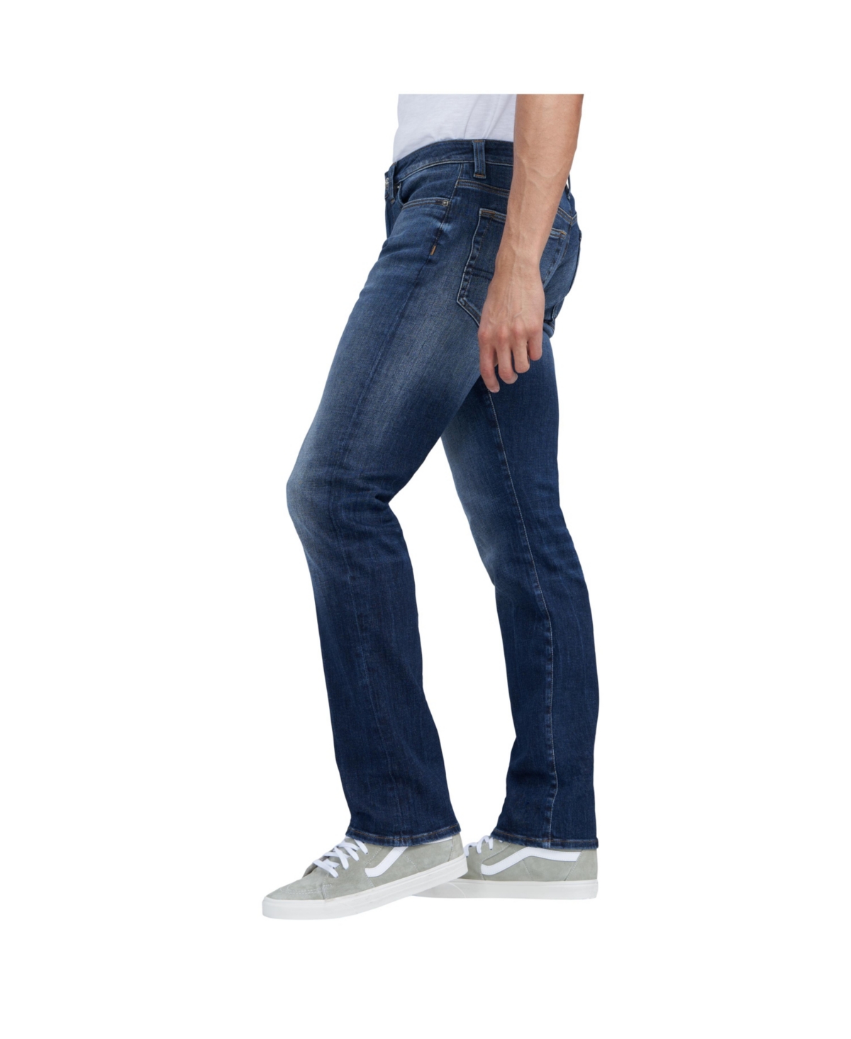 Shop Buffalo David Bitton Buffalo Men's Straight Six Veined Jeans In Indigo