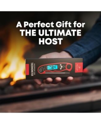 Instant Read Food Thermometer - Waterproof Digital Meat Thermometer