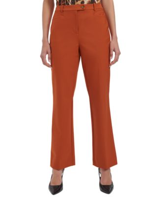 Calvin Klein - Petite High Rise Straight Leg Pants