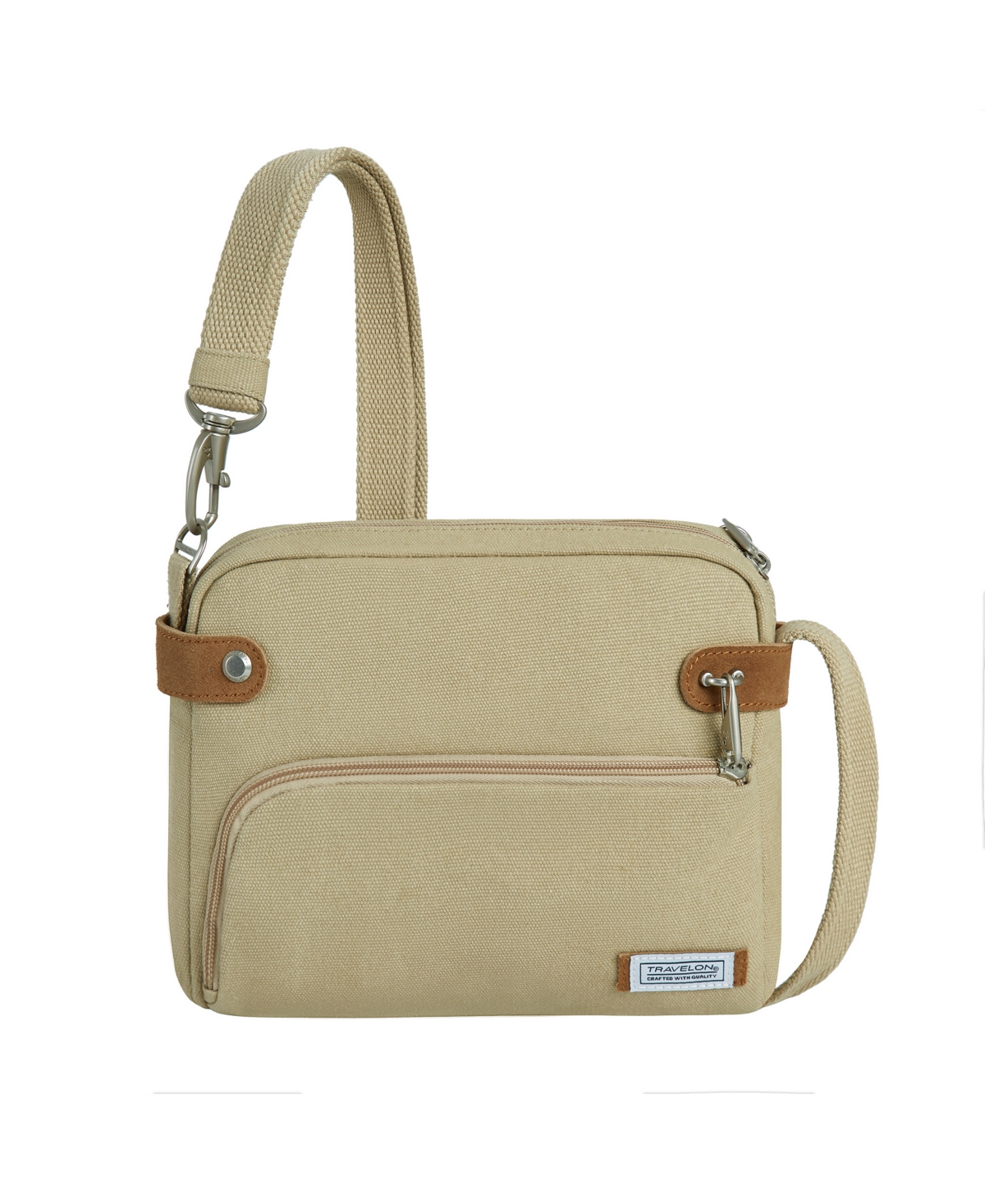 Shop Travelon Anti-theft Heritage Crossbody In Natural